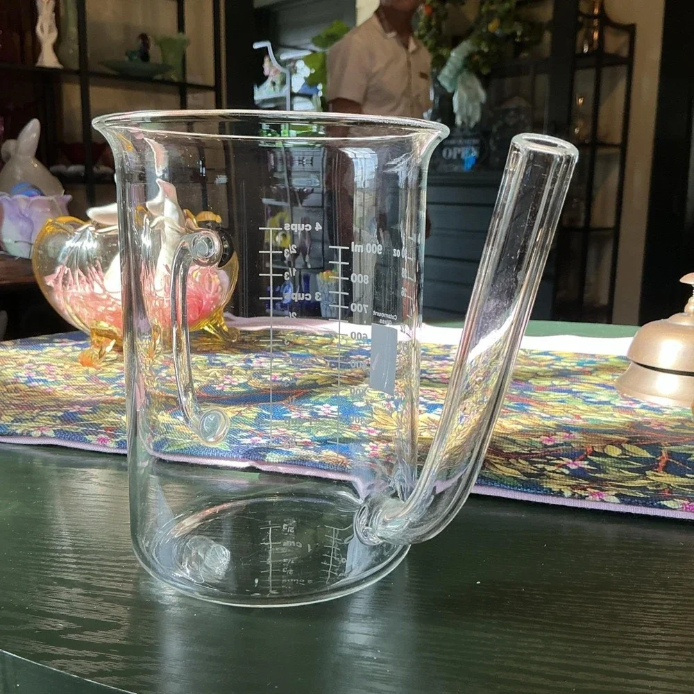 Catamount Glass U.S.A. Bottom Spout Beaker Fat Separator Cups Ounces ml Readings